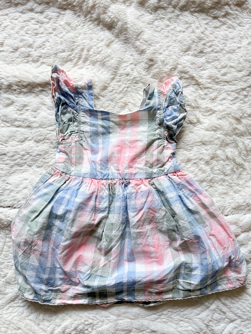 Carter's Pastel Plaid Toddler Skirt - Pink, Mint, White